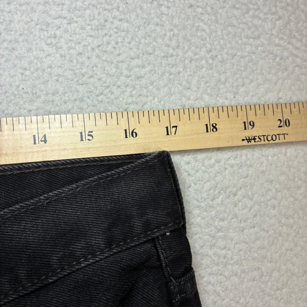 Levis 560 Comfort Fit Jeans Men 34x30 Black Faded Relaxed Taper Casual Loose